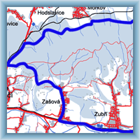 Cycling routes - From Rožnov p. Radhoštěm to Pustevny