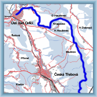 Cycling routes - To rockwalls Třebovské stěny