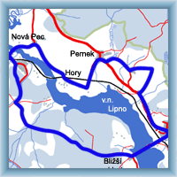 Cycling routes - The circle around Horní Planá