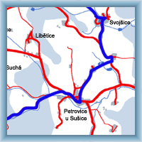 Cycling routes - The circle around Petrovice