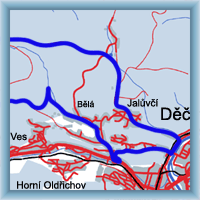 Cycling routes - Děčín - Děčínský Sněžník - Děčín