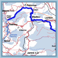 Cycling routes - Králíky - Kraví skok