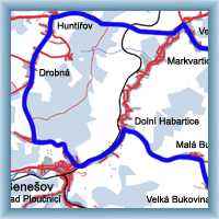 Cycling routes - From Benešov through Žandov and Kamenický Šenov