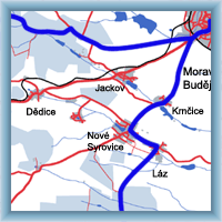 Cycling routes - The surrounding of Moravské Budějovice