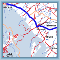 Cycling routes - Bílá Voda  - Javorník - Mikulovice