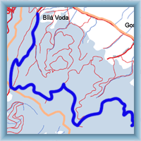 Cycling routes - Bílá Voda - Javorník - Hraničky