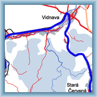 Cycling routes - Vidnava - Žulová - Vidnava