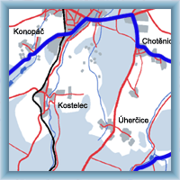 Cycling routes - Heřmanův Městec - Prachovice - Heřmanův Městec