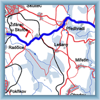 Cycling routes - Žďárec u Skutče - Předhradí - Proseč - Budislav