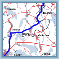 Cycling routes - Hlinsko - Oldřetice - Skuteč - Luže