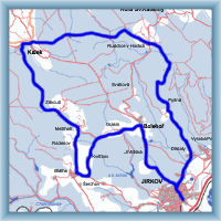 Cycling routes - The circle around  Jirkova