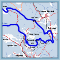 Cycling routes - Around Semeering to peak Tisový vrch