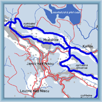 Cycling routes - From the saddle Maliník to view towers of Jizera mountains