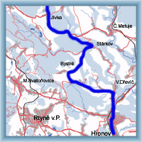 Cycling routes - The circle around hill Stolová hora