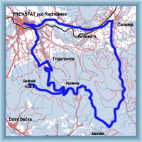 Cycling routes - On the edge of Radhošt