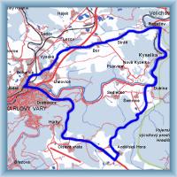 Cycling routes - From Karlovy Vary on nature trail Kyselka - Andělská Hora