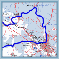 Cycling routes - From Mariánské Lázně to Lázně Kynžvart