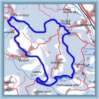 Cycling routes - The trip in the valley Podtrosecké