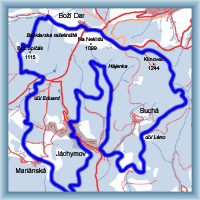Cycling routes - The round trip around Klinovec