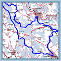 Cycling routes - Around Kozákov