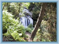 Sight of waterfall of Bílá Opava