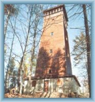 View-tower on the top of hill Háj