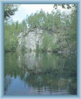 Afloat quarry on the Žulový hill