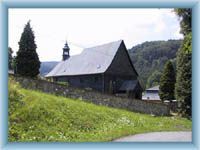 Wooden church in Kryštofovo Údolí