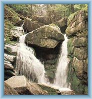 Waterfalls at Černý brook