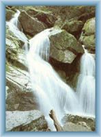 Waterfalls at Černý brook