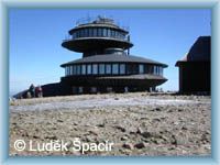 Polish observatory with restaurant at Snezka