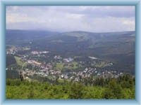 Harrachov from mountain Čertova hora