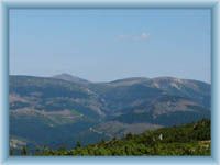 Luční mountain from meadow of Pančava