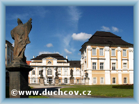 Duchcov - State castle and church Zvěstování P. Marie