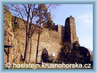 Ruins of castle Hasištejn