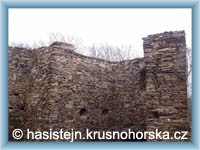 Ruins of castle Hasištejn