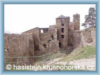 Ruins of castle Hasištejn