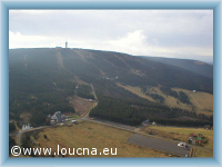 Aerial view of Loucna pod Klinovcem