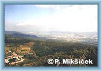 Sight of Mikulov and Teplice from Bouřňák