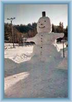 Šindelová - over 5m hight traditional Snowman