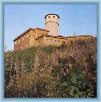 View tower on the top of Plešivec