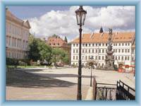 The Chateau square in Teplice