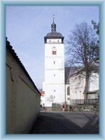 The tower of castle in Česká Kamenice