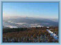 Mountain Hvozd - sight to Germany