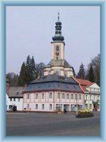 The church in Krásná Lípa