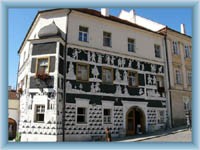 House at the town-square in Mikulov