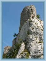 Ruin of castle Sirotčí hrádek