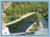 Under the Vranov dam