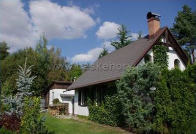 Holiday house - cottage in the garden with pool