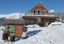 Mountain farm on mountain Ruzova hora